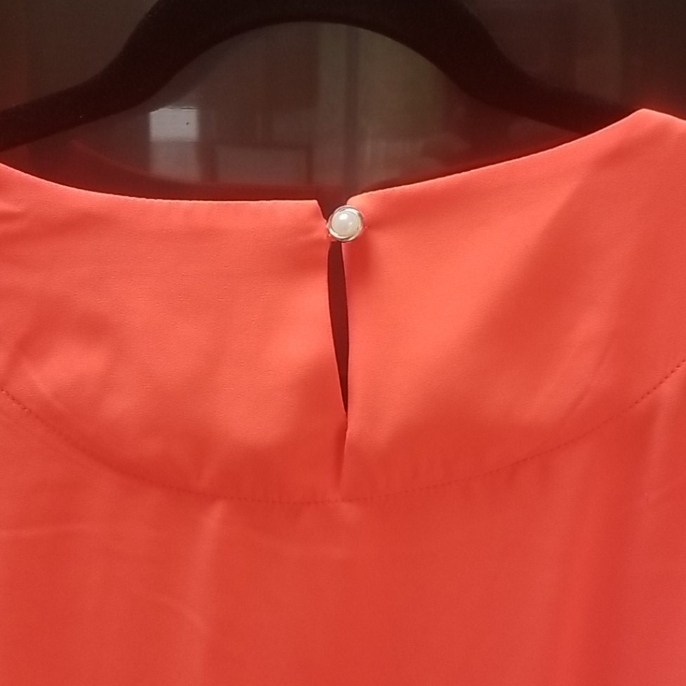🌲Bright Orange blouse - Picture 7 of 7